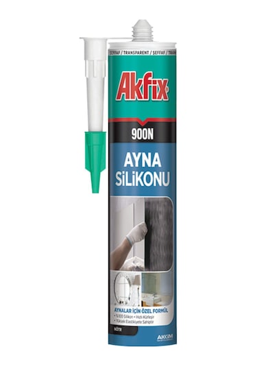 Akfix 900N Nötr Ayna Silikonu 280 Ml Şeffaf