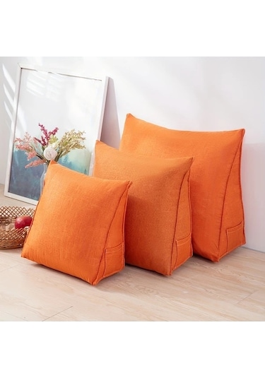 Trendooze Sunshine022 1 Adet Sky Blue S Boyut Ergonomik Kama Yastık Okuma Cep Dekor Bulut Mavisi Gök Mavisi