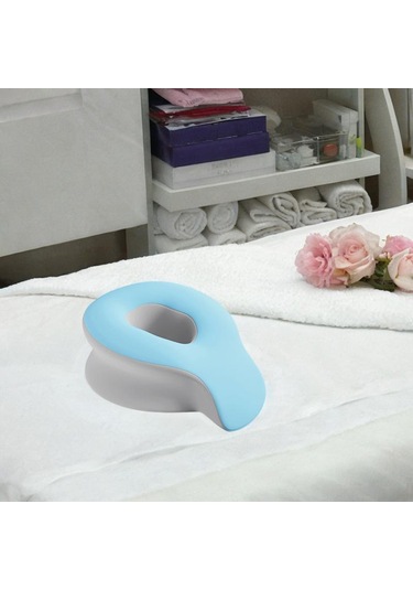 Suntek Yüz Beşik Yastığı Dinlenme Rahatla Yüzü Mavi-gri Mavi Gri Mavi - Gri