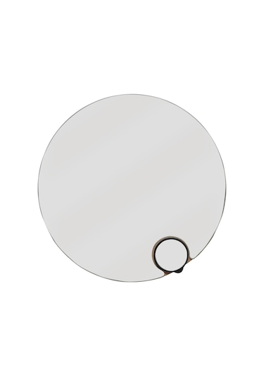 Akis 20 Duvar Aynası Meşe Beyaz