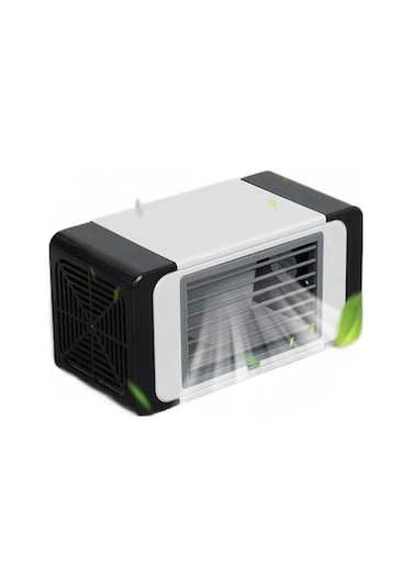 Mini Taşınabilir Fan Soğutucu Vantilatör 6609 Siyah