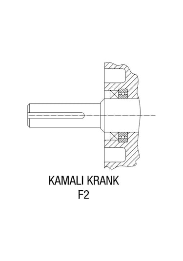 Kama KDL178FE Marşlı Kamalı Düz 7 HP Dizel Motor