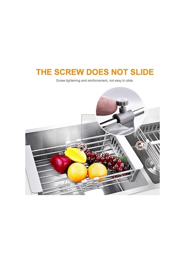 Siyah 1 Adet Drenaj Rafı, Paslanmaz Çelik Mutfak Sepeti, Ev Bulaşıklık, Geri Çekilebilir Lavabo Rafı, 8.81 11.22-18.5 3,7 İnç, Dikdörtgen Lavaboya Uygun Siyah