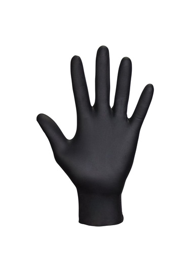 Raven Pudrasız Nitril Siyah Eldiven 100'lü
