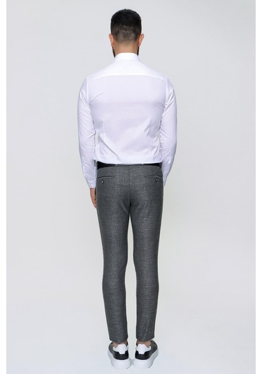 P 1090 Slim Fit Siyah Spor Pantolon Siyah