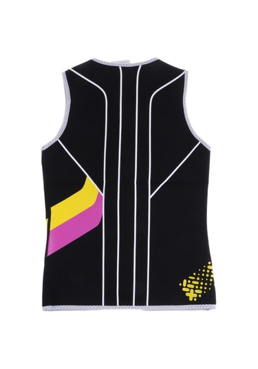 Suntek Kadın's 3mm Ön Fermuar Kolsuz Dalış Elbisesi Ceketi