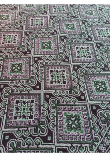 Uşak Dokuma Kilim 180x280cm Yeşil - Beyaz