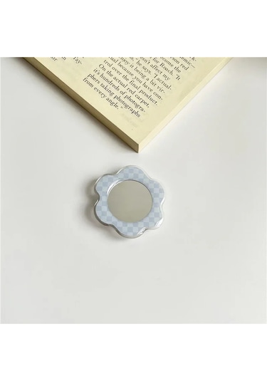 Goldenqian Sevimli Ayna Lale Çiçek Katlanır Cep Telefonu Tutma Tutucu Soket Cep Desteği Ipones İçin Parmak Yüzük Griptok Genişleyen Standı 4 4