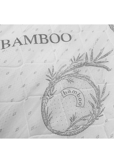 Bambu Konforlu 120x120 Oyun Alanına Uygun Sünger Oyun Parkı Oyun Alanı Bebek Yatağı Beyaz