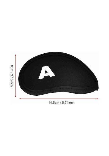 Kaiyi 10'lu Siyah Neopren Demir Kılıf Çok Renkli