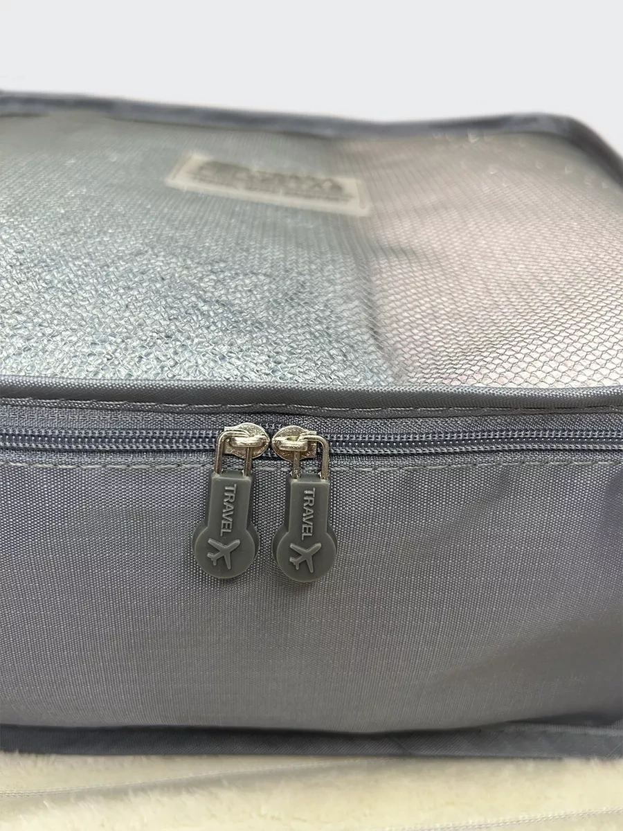 Terra Felıcıtas Seyahat İçin 6 Adet İç Çamaşırı Ve Giysi Düzenleyici Organzator 182758798 Gri