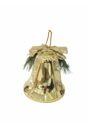 Yılbaşı Plastik Çan Altn 22 Cm 20 CM