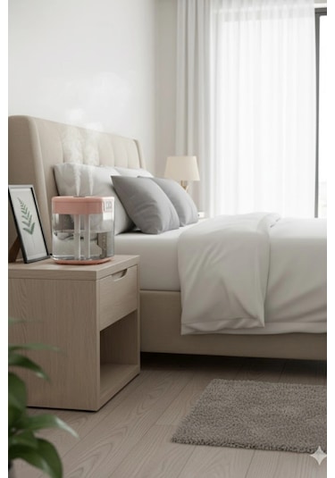 Blic Bhw-13 Pembe Digital Çift Sprey Hava Nemlendirici 1.5 Litre Kapasiteli, Ultrasonik Soğuk Buhar