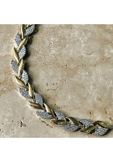 Vıp Seri Başak Zirkon Bileklik Gold