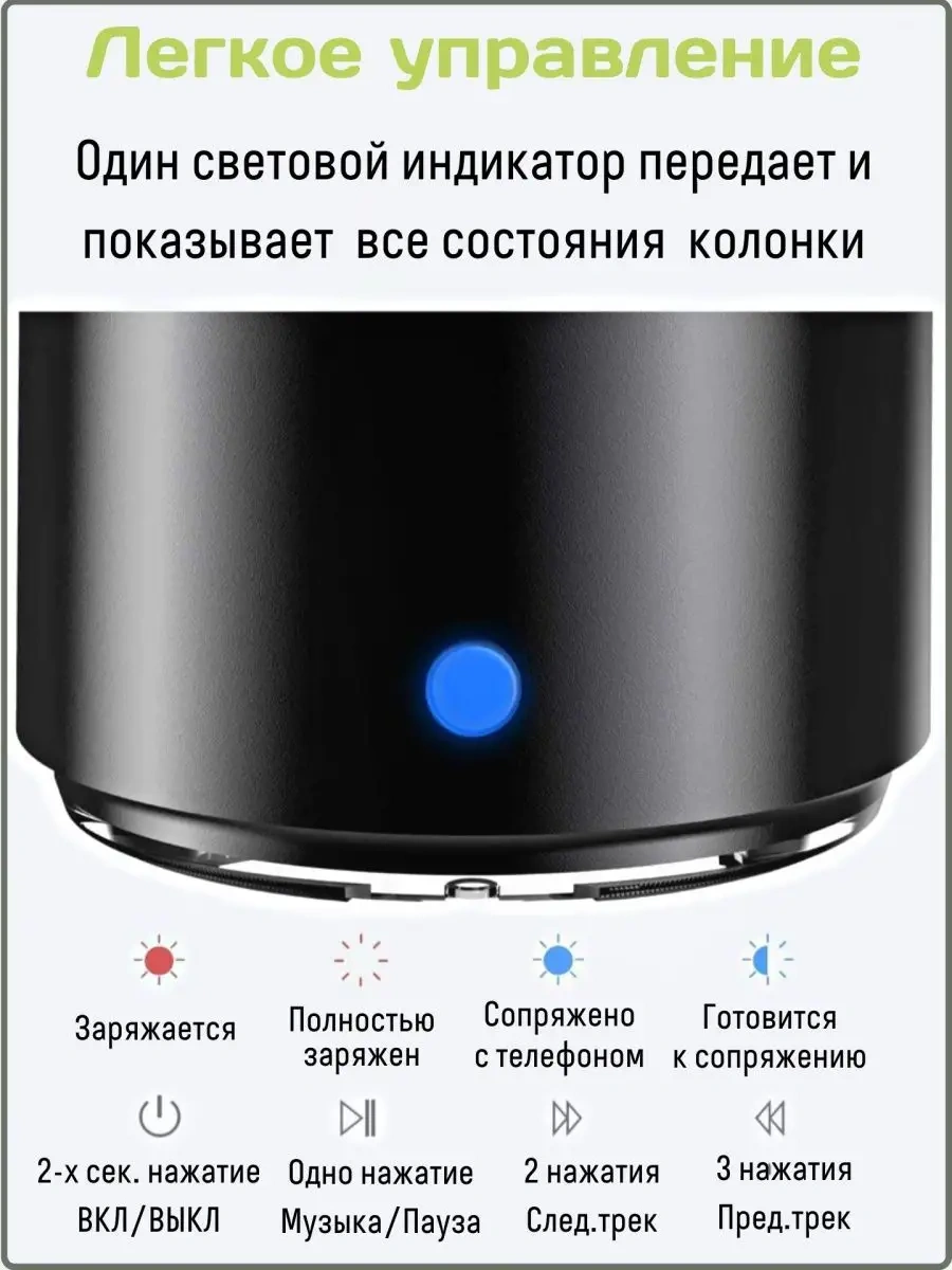 Verikron Mini Kablosuz Küçük Taşınabilir Bluetooth Hoparlör 35950711