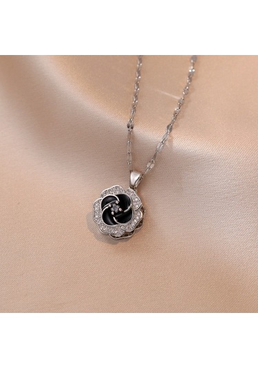 Bayan Kolye: Moda Estetiği Titanyum Çelik Kolye No.23 Çok REnkli