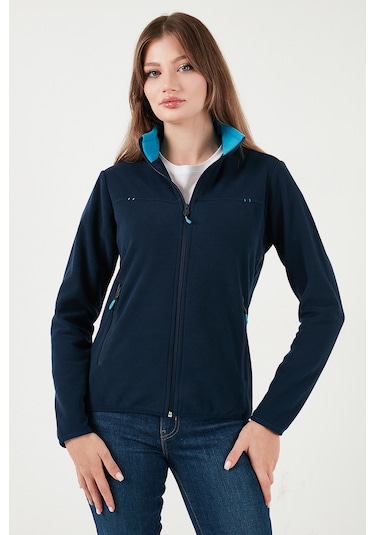 Lela Slim Fit Anti-Pilling Tüylenme Yapmayan Fermuarlı Cepli Hırka Bayan Polar 5907002 Lacivert Lela Slim Fit Anti-Pilling Tüylenme Yapmayan Fermuarlı Cepli Hırka Bayan Polar 5907002 Lacivert