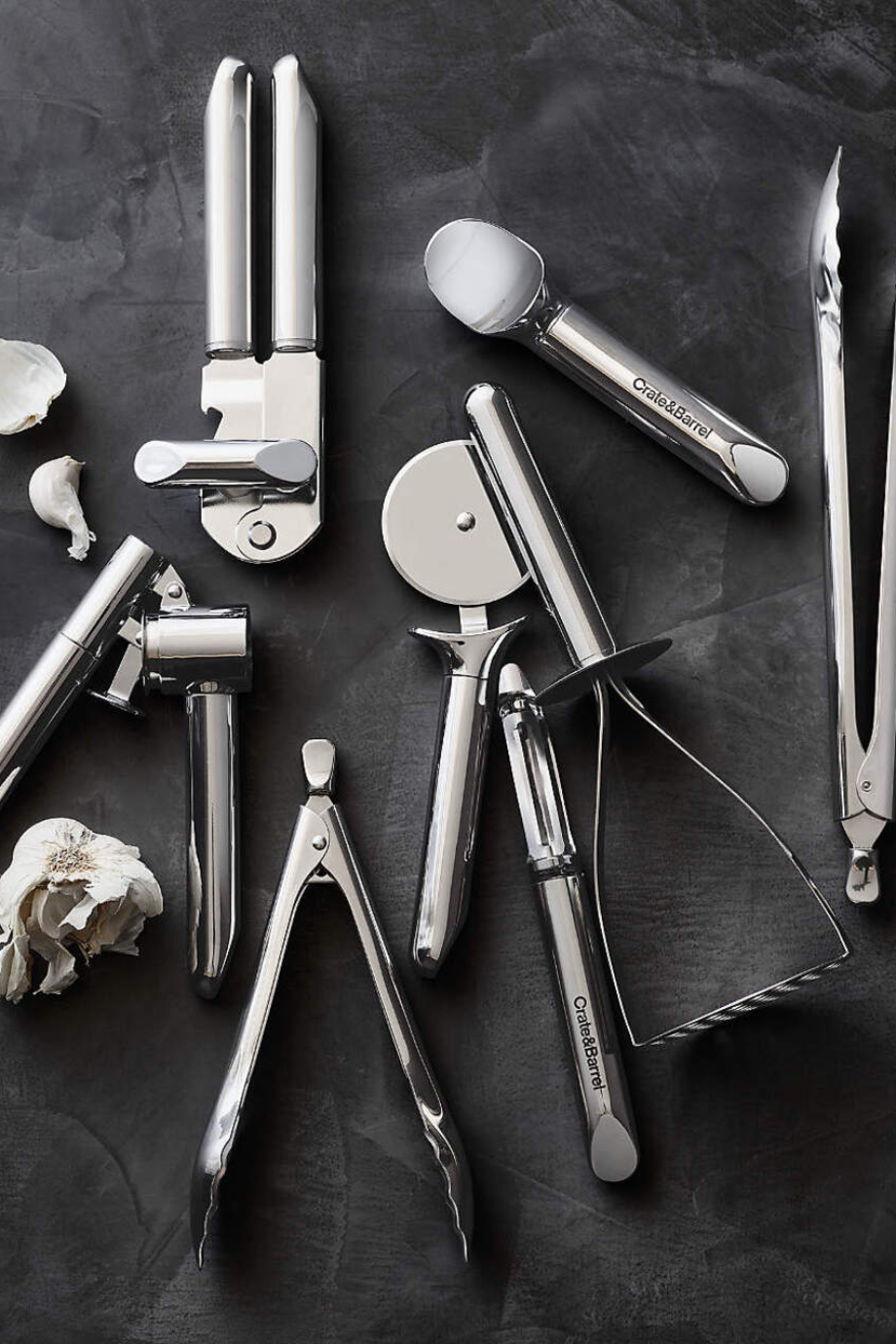 Crate & Barrel Paslanmaz Çelik Dondurma Kaşığı Gümüş