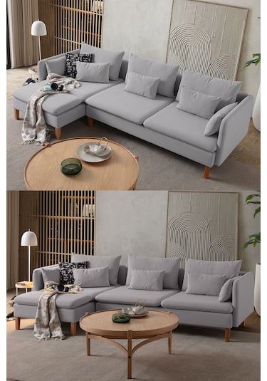 Flexy Köşe Koltuk Takımı Gri