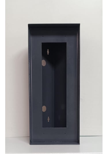 Açılı Diafon 15 x 35 x 10.5 Zil Paneli Metal Yön Çevirme Ve Koruma Kutusu Antrasit