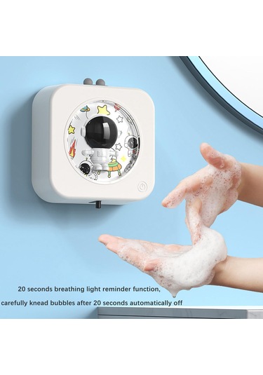 Suntek Duvara Monte Astronot Elektrikli Sabunluk Banyo Çocuk Ev Bej Diğer