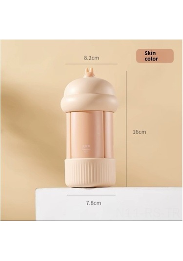 Reedark Seyahat Silikon Kozmetik Dolum Flakon Seti 4'lü - Şampuan, Losyon, Duş Jeli Taşınabilir Leakproof Canavar Tavşanı Renkli Diğer