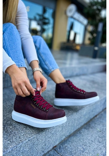 Chekich Ch258 Cbt Roma Kadın Bot Bordo Çok Renkli