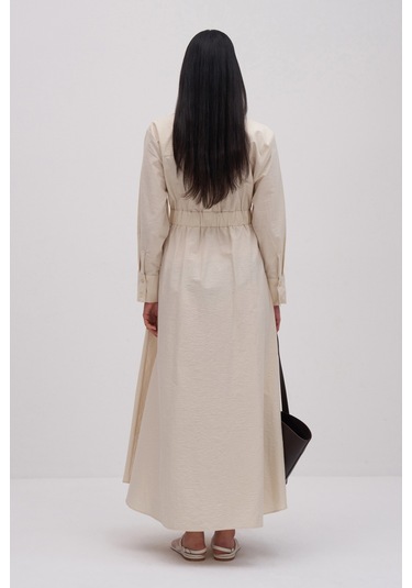 Miha Maxi Elbise Ekru