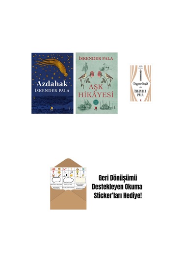 Azdahak + Aşk Hikâyesi + Neyzen Tevfik Ciltli + Okuma Sticker'ları