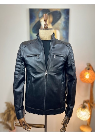 Always Leather Usta İşi Özel Dikim %100 Hakiki Deri 1803340014 Siyah