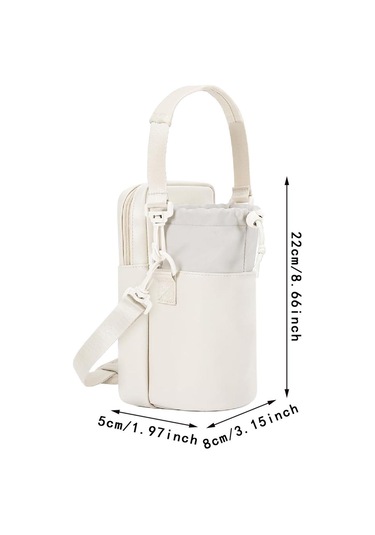 Suntek Telefon Cebi Hediye Piknik Şişe Kılıfı Tutucu Su Beyaz