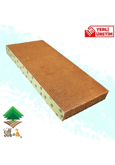 Sdf Kereste Kedi Tırmalama Karton Düz 2'li 23 x 47 x 4 CM