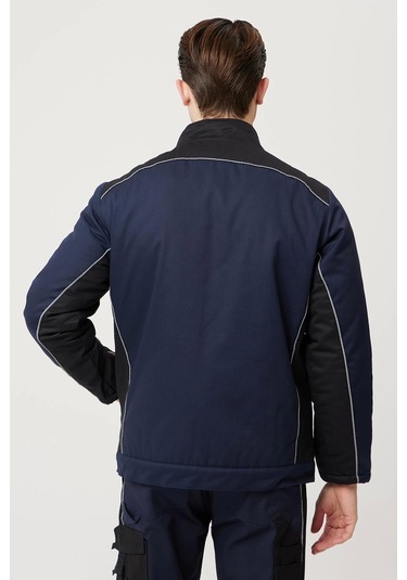 Allium Gabardin Mont Soğuk Havalarda Yüksek Koruma Lacivert-siyah