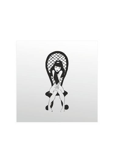 Folyo Sticker Kız 160cm Uzunluk Siyah