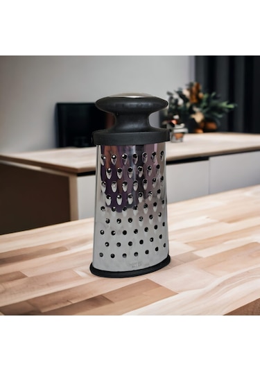 24 Cm Çift Taraflı Kule Çelik Rende El Rendesi Çift Taraflı Mini Gözenekli Fonksiyonel Mutfak Rendesi