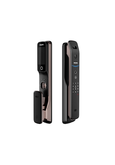 Philips Dijital Akıllı Kilit Ddl709-fvp-7hw, Yüz Tanıma, Parmak İzi, Şifre, Kart, Kamera, Wifi Bağlantı, İç Panel Ekran