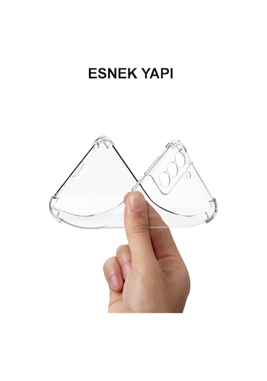 Xiaomi Mi 11 Lite 5G Uyumlu Kapak Kamera Korumalı Antişok Airbag Köşe Korumalı Silikon Şeffaf Kılıf