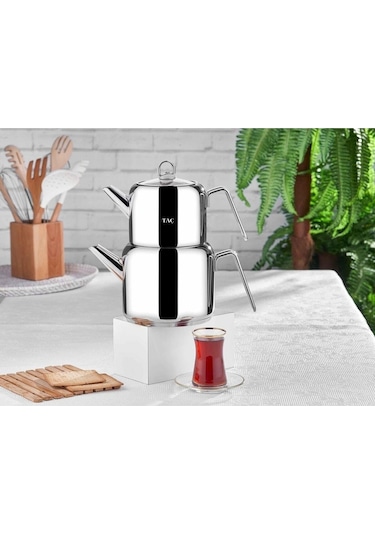 Taç Hera Maxi Çaydanlık Takımı Platin