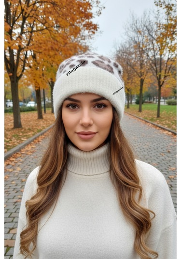 Ritagarcia Premium Soft Leopar Bere Ekru Leopar