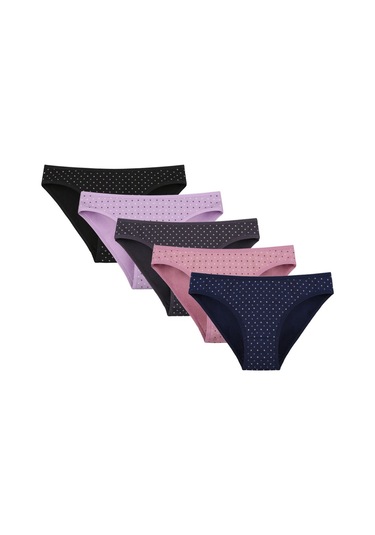 5'li Kadın Külot 218127 Antrasit