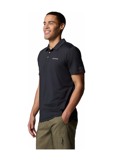 Columbia Am1495 Tech Trail Utility Polo Erkek T-shirt-32719 Siyah