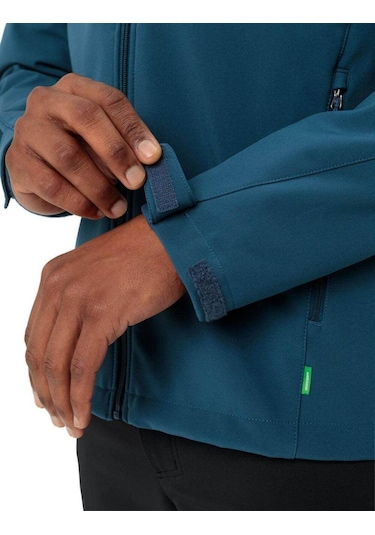 Vaude Cyclone Kapüşonlu Softshell Erkek Ceket 46387 Balticsea