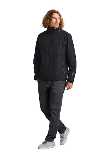 Slam Slam Crew Warm Hooded Erkek Siyah Ceket W01 Siyah