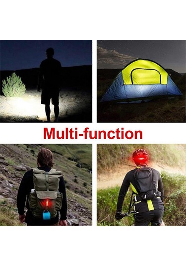 Bisiklet Ön Ve Arka Işık Seti, Gece Sürüşü İçin Usb Şarj Edilebilir Bisiklet Işıkları, Güç Bankası Fonksiyonlu Bisiklet Farı