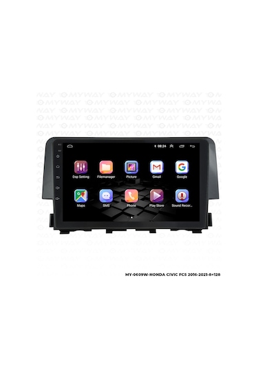 Honda Civic Fc5 2016-2019 Android 6 Gb Ram + 128 Gb Rom Carplay Multimedya