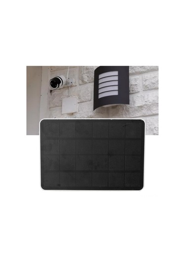 Hangfox Dış Mekan Güvenlik Kamerası/sinyalize Solar Şarj Paneli 4w 5v Ip65 Ayarları Bracket Arlo Ring Blink Uyumlu Akü Depolama Yok