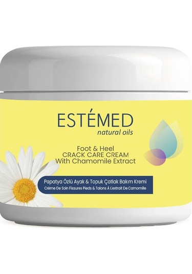 Estemed Ayak & Topuk Çatlak Bakım Kremi & Foot&heel Crack Care Cream With Aloe Vera 50 Ml