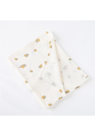 Turuncu 85 65 Cm Muslin Kareler Bebek Kundak Battaniye Yenidoğan Bebek Bezi Yatak Pamuk Arabası Battaniye Bebek Şekerleme Örtüsü Turuncu