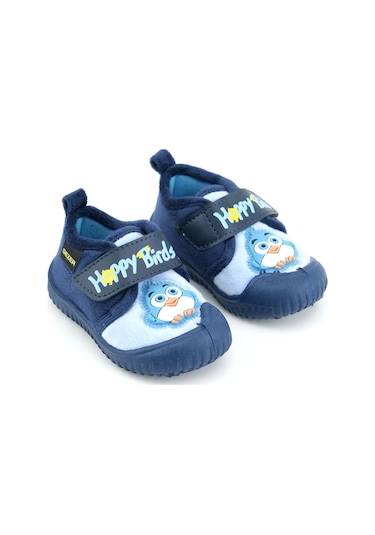 Gezer Kışlık Cırtlı Ayarlanabilir Rahat Taban Happy Birds Bebe Erkek Panduf Ayakkabı Ga2kbm.03363.00.2a2.0n Lacivert