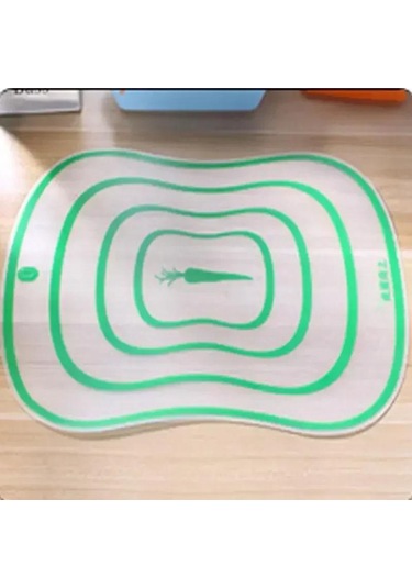 Esnek Şeffaf Kesme Tahtası Mutfak Pp Sınıflandırma Doğrama Tahtası Sebze Et Kesme Tahtası Mutfak Aksesuarları Yeşil